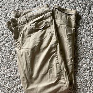 AE Khaki Jeggings